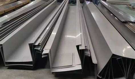 sheet metal gutter fabrication|pre fabricated gutter.